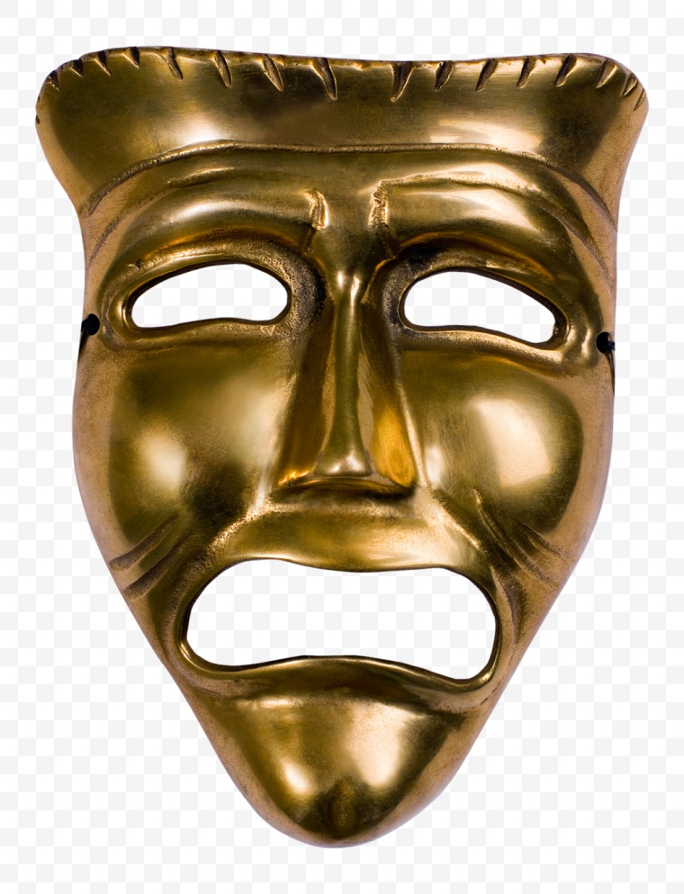 电影元素 老电影 电影 面具 铜面具 
