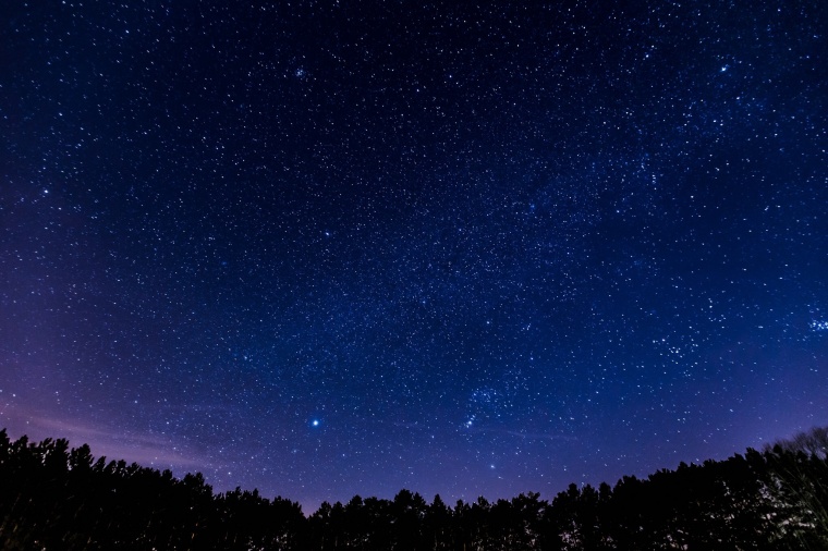 星空 黑夜 夜空 宇宙 天际 星星 自然 