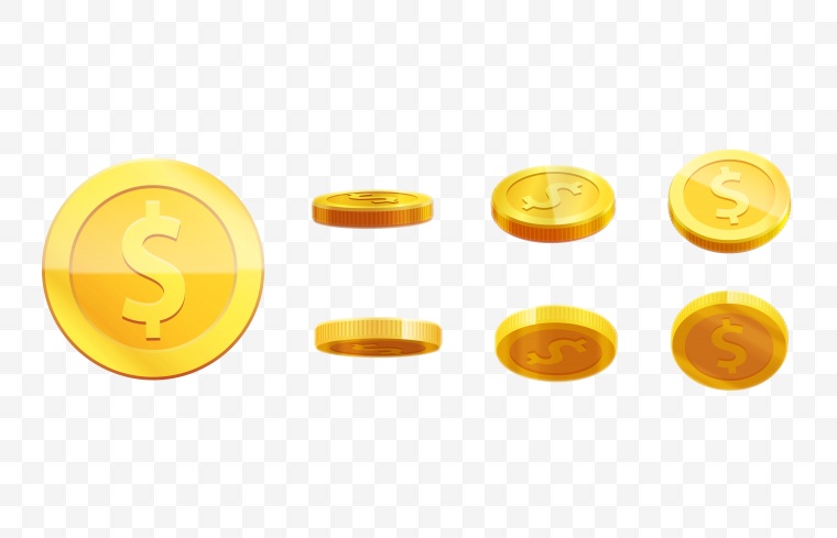 金币 钱币 漂浮元素 金币矢量 矢量金币 金融 商业 财务 财经 