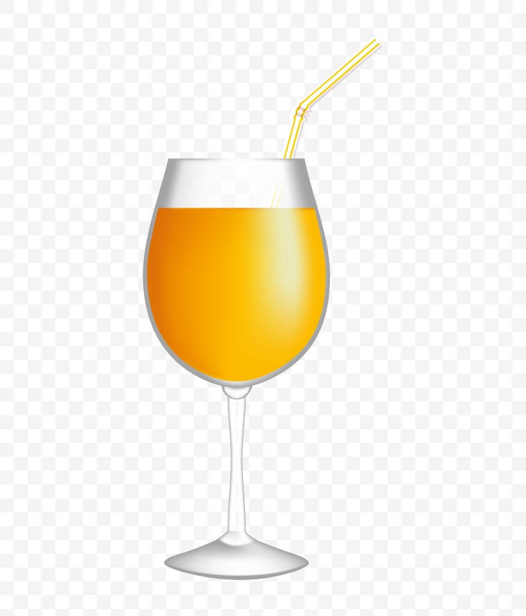 饮料 橙汁 柳橙汁 png 饮品 果汁 高脚杯 
