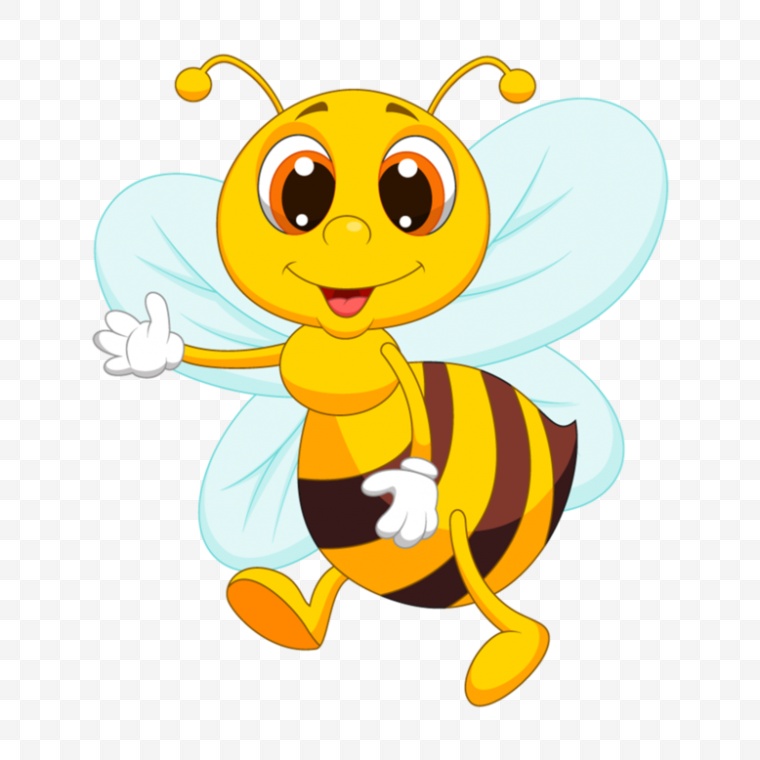 蜜蜂 小蜜蜂 小黄蜂 黄蜂 卡通 png 