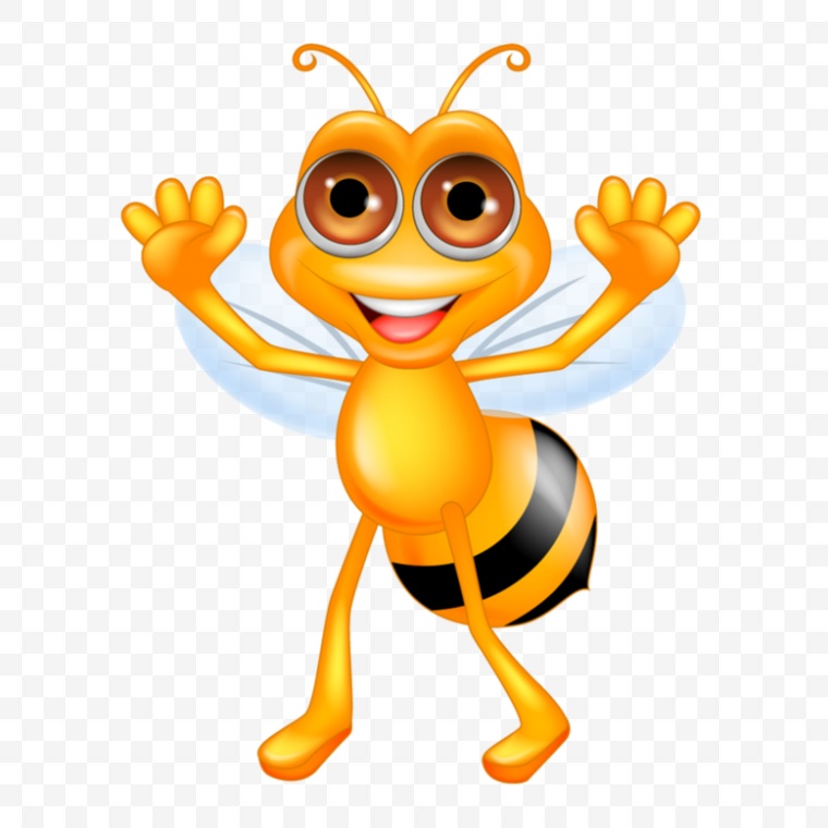 蜜蜂 小蜜蜂 小黄蜂 黄蜂 卡通 png 