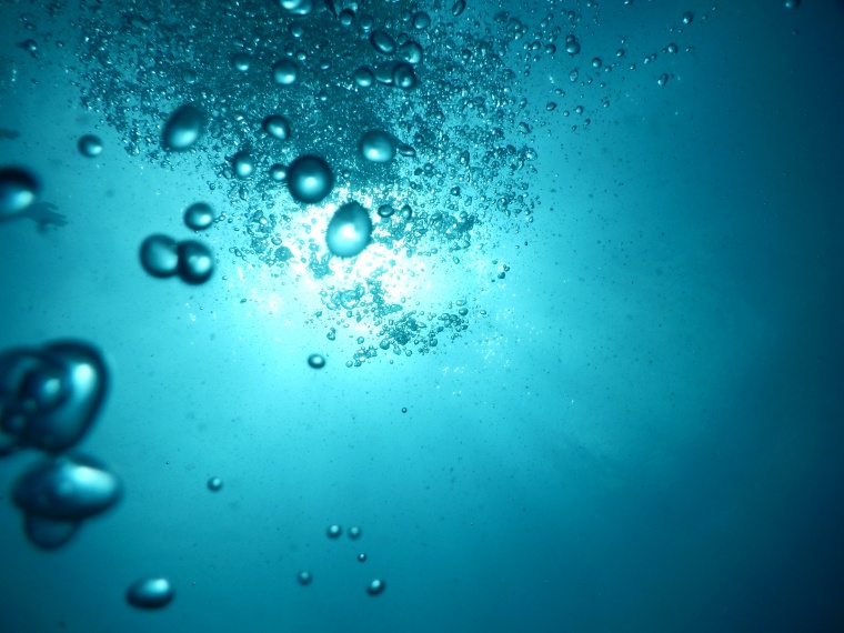 海洋 气泡 潜水 水 水下 水底 化妆品 美妆 彩妆 夏天 夏季 背景 背景图 底图 