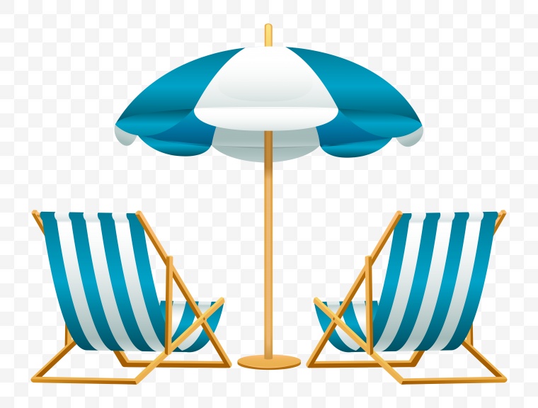 遮阳伞 太阳伞 伞 沙滩伞 防晒伞 躺椅 阳光沙滩 度假 png 