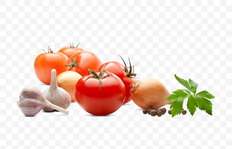 蔬菜 番茄 西红柿 大蒜 蒜 洋葱 食物 食品 png 
