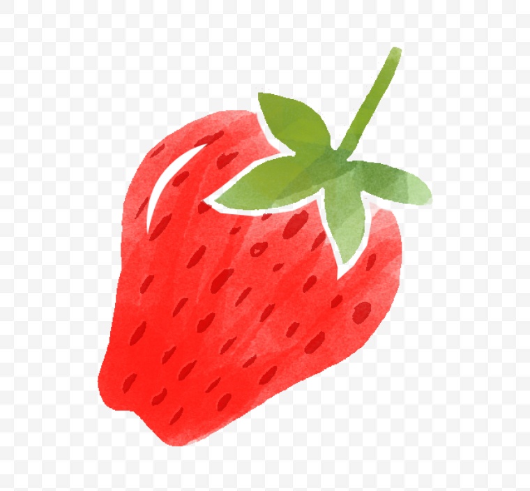 草莓 水果 果实 手绘草莓 png 