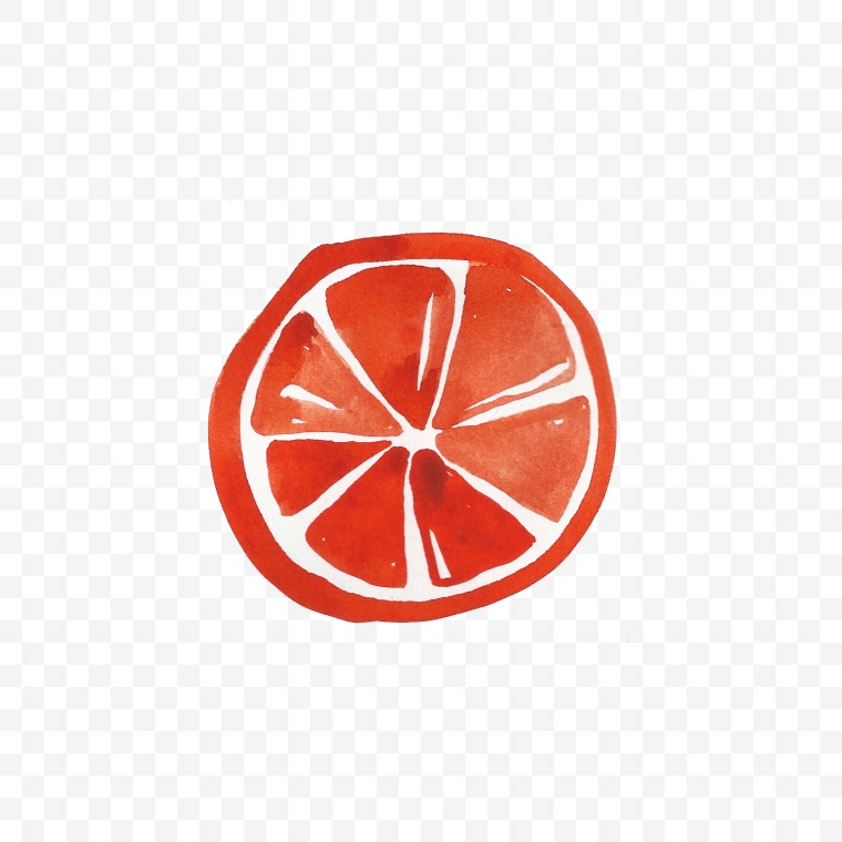 橙子 黄橙 香橙 甜橙 水彩橙子 水彩画 png 