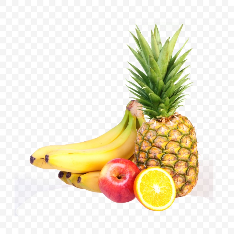 菠萝 凤梨 果实 水果 香蕉 苹果 png 