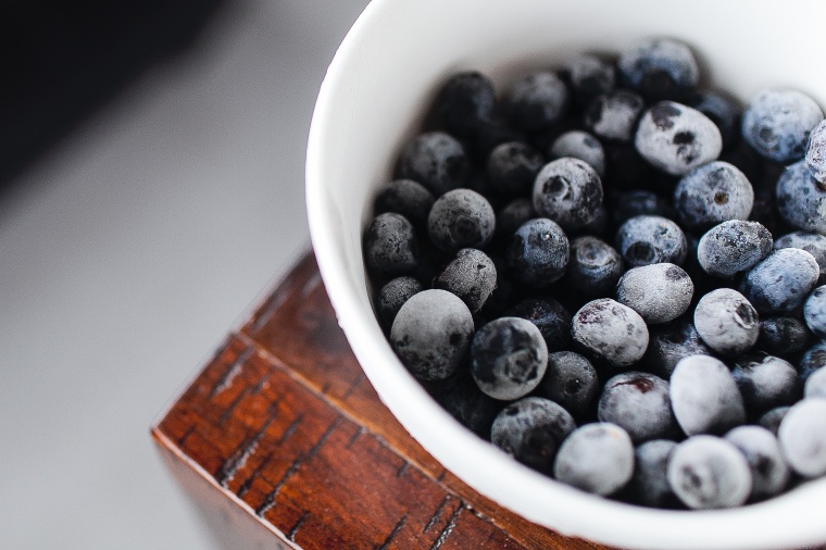 黑莓 蓝莓 水果 