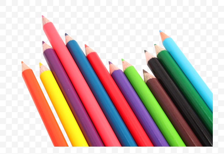 铅笔 笔 文具 彩色铅笔 学习用品 png 