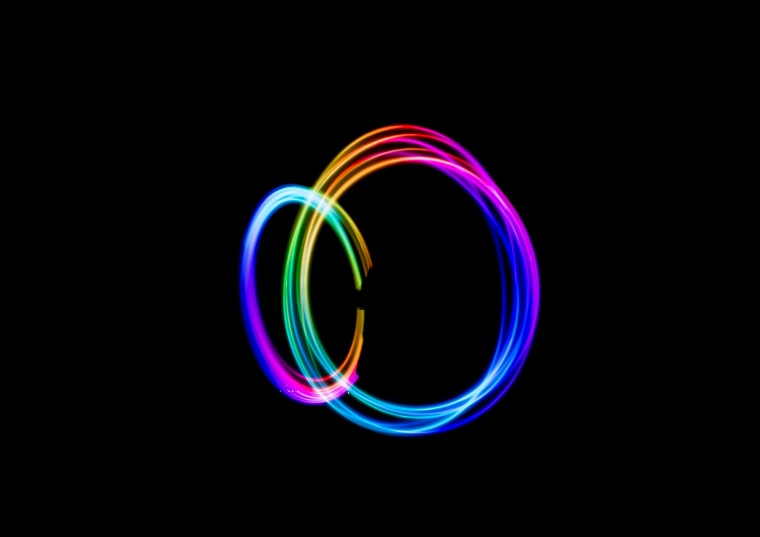 彩色光圈 光效 光环 