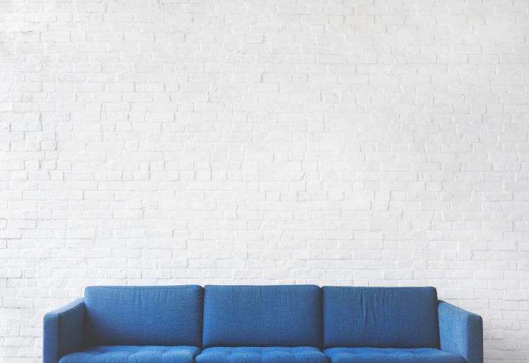 墙面 蓝色沙发 墙 底纹肌理 白色墙面 白色墙壁 白墙 
