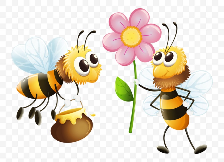 小蜜蜂 卡通蜜蜂 昆虫 