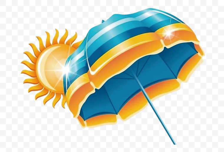 太阳伞 海滩 海边 夏日 夏季 炎夏 夏天 
