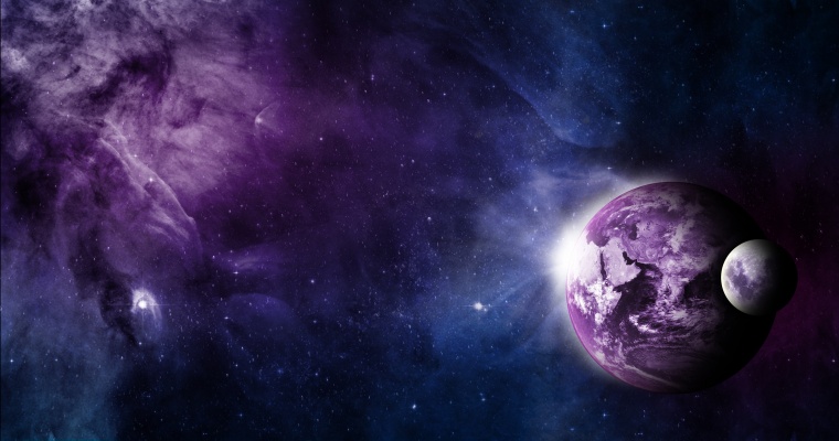 宇宙星空 太阳系 科技 科技感 未来科技 
