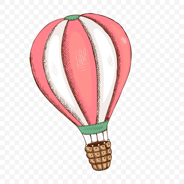 卡通热气球 热气球 