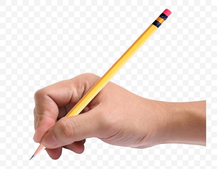 手握铅笔 铅笔 手 