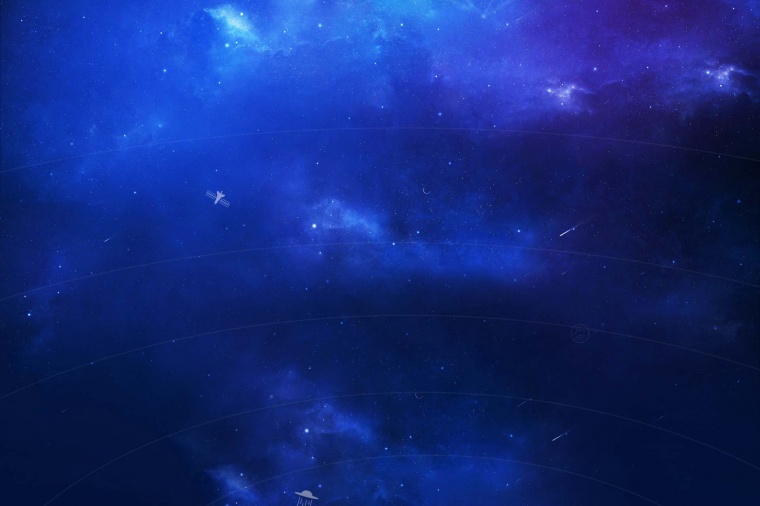 宇宙星空 科技背景 星空 太阳系 地球 蓝色星空 蓝色背景 