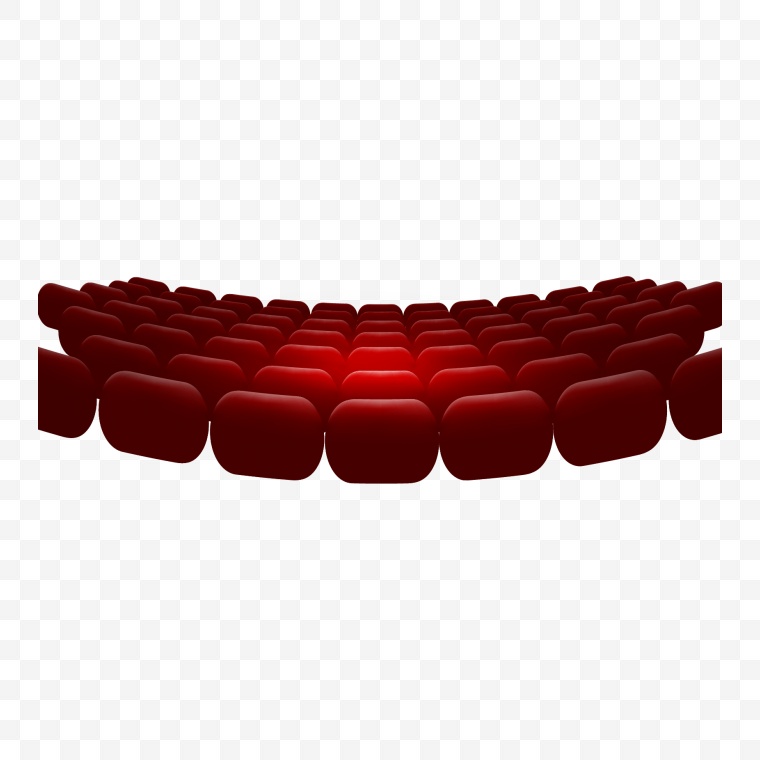 电影院 看电影 影院 电影院座椅 红色椅子 