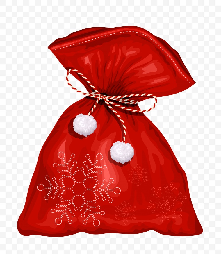 圣诞老人口袋 圣诞袋子 口袋 福袋 红色口袋 圣诞装饰物 圣诞节 