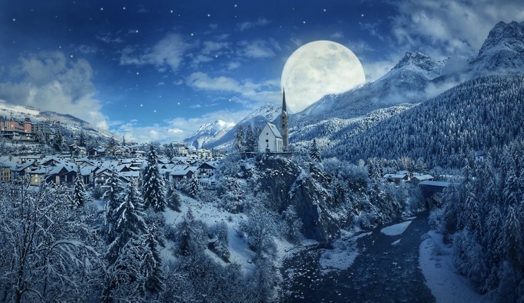 冬天夜景 寒冬 下雪 雪花 雪 冬季 冬天 圣诞节背景 圣诞背景 树 雪地 