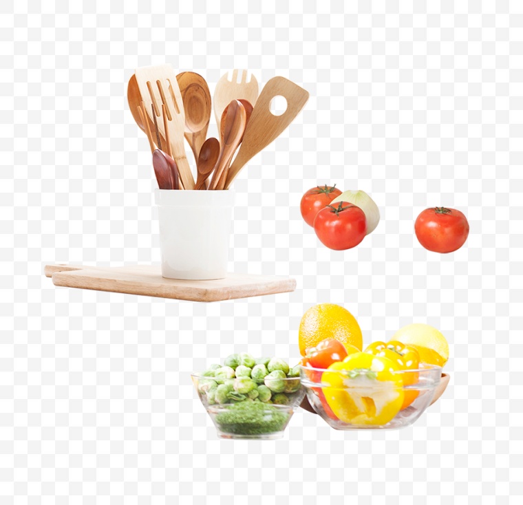 果蔬 蔬菜 菜 番茄 餐具 木勺 厨具 