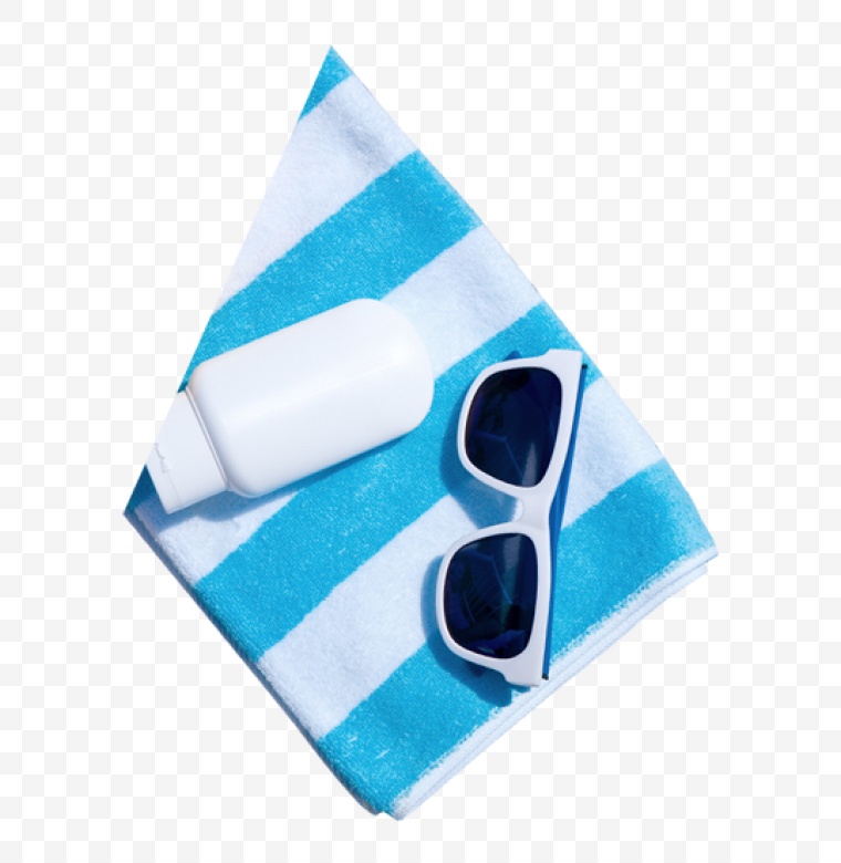 浴巾 太阳眼镜 太阳镜 海滩 海边 夏天 夏季 夏 