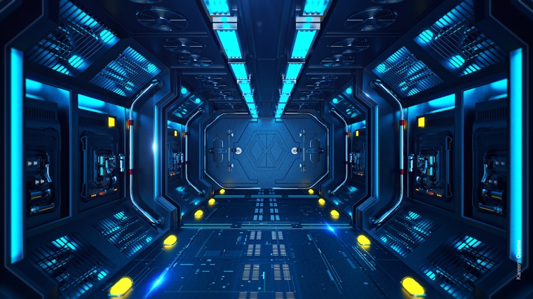 科幻空间 科技背景 科技感背景 科幻 空间 太空船 太空船舱 未来科技 背景图片 