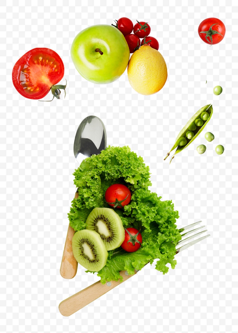 绿色素材 蔬菜 菜 食物 食品 沙拉 番茄 西红柿 