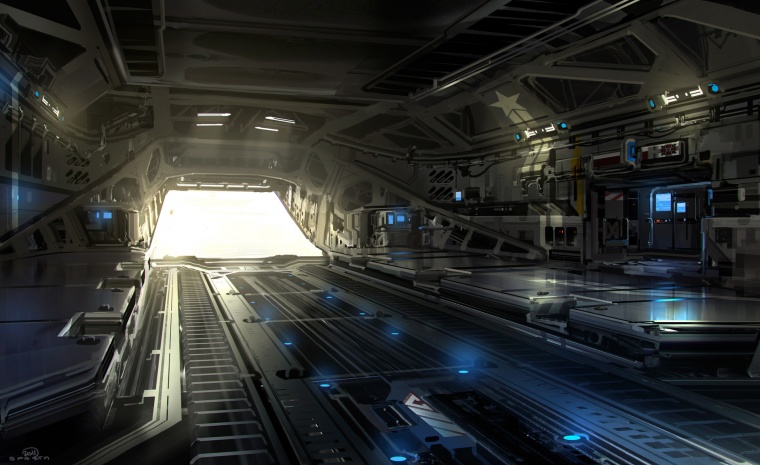 科幻空间 科技背景 科技感背景 科幻 空间 太空船 太空船舱 未来科技 背景图片 