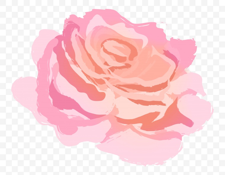手绘水彩花 手绘花朵 手绘素材 卡通花 花 手绘玫瑰花 
