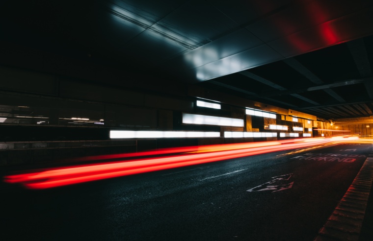 长曝光光效 长曝光 光效 动感 速度 城市道路夜景 城市夜景道路 地下通道夜景 CC0 免费图片 