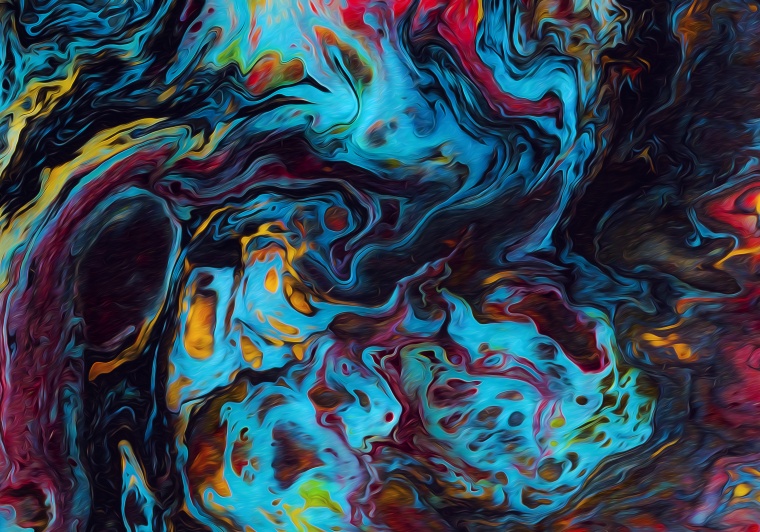 油彩流动背景 抽象背景 艺术背景 色彩流动 色彩液化 