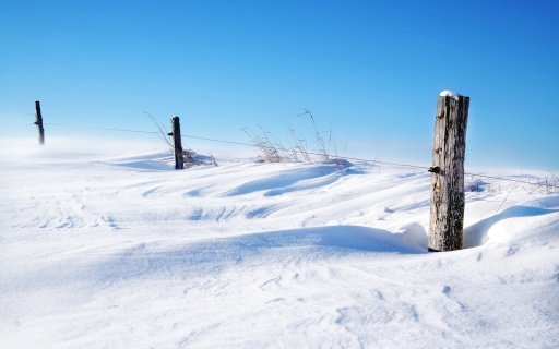 冬季雪景雪地背景素材